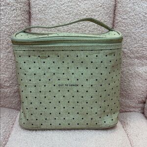 Kate Spade Tan Polka Dot Lunch Bag